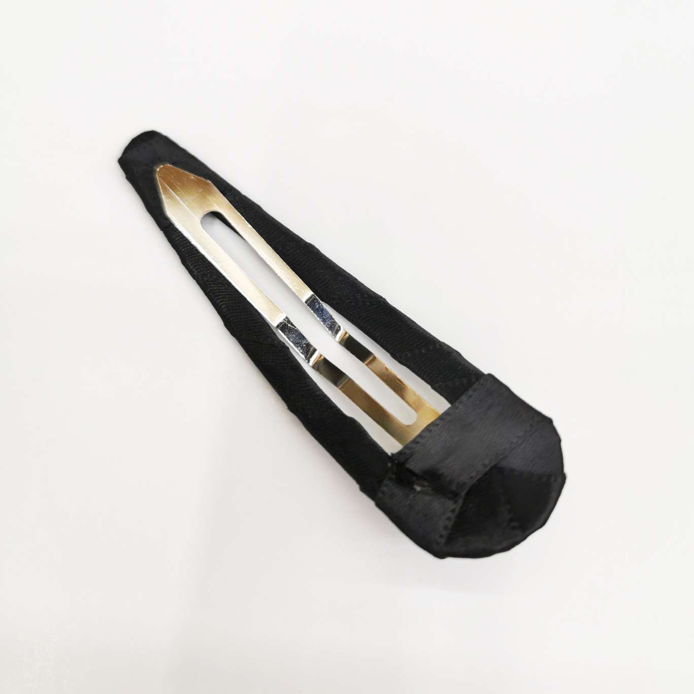 8Cm Wrap Cloth Drop Clip Black Bb Clip Diy Hair Accessories Handcrafted Hair Clip Material Application Scenario