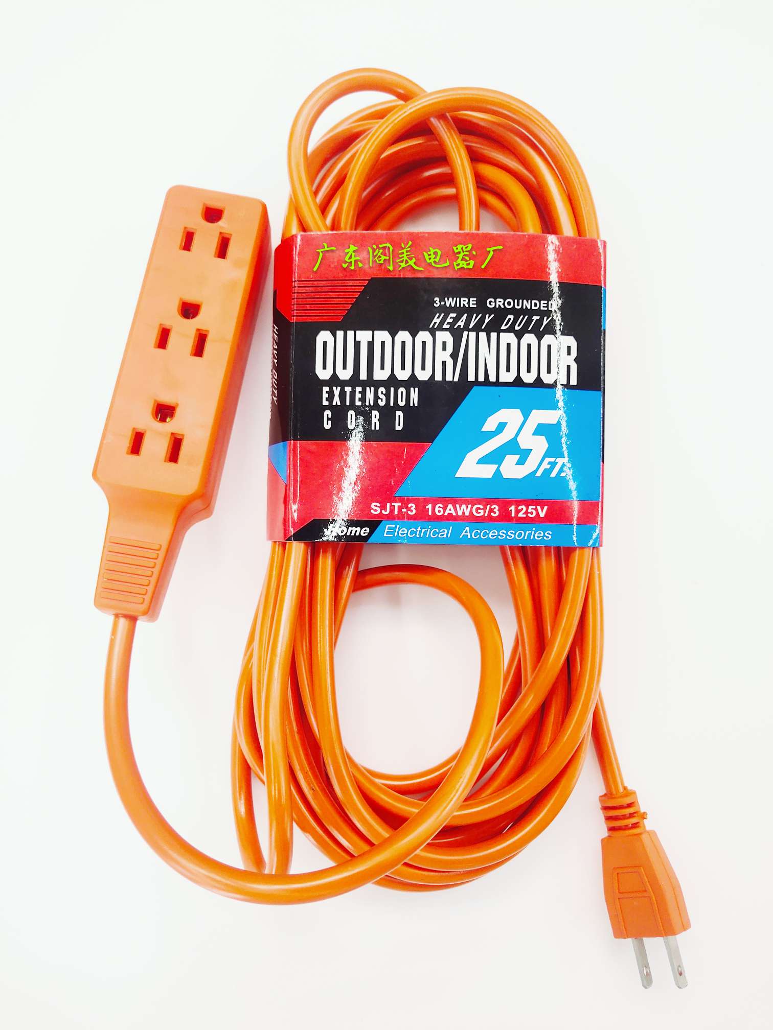 Cable de extensión exterior estándar americano 25FT Item Picture