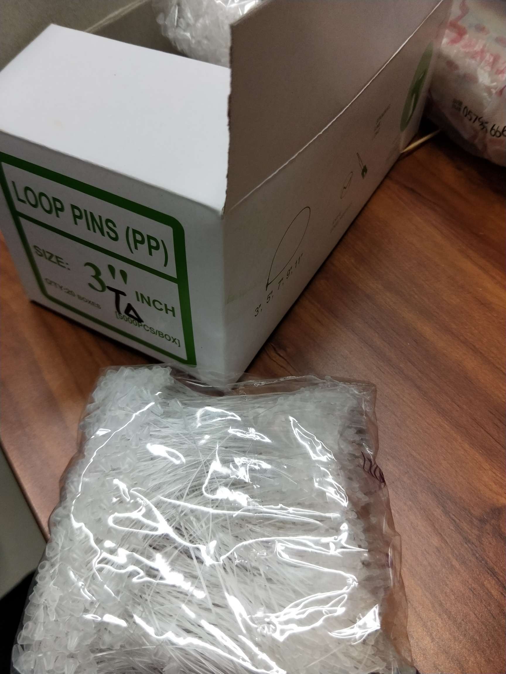 3寸透明尖头手穿针