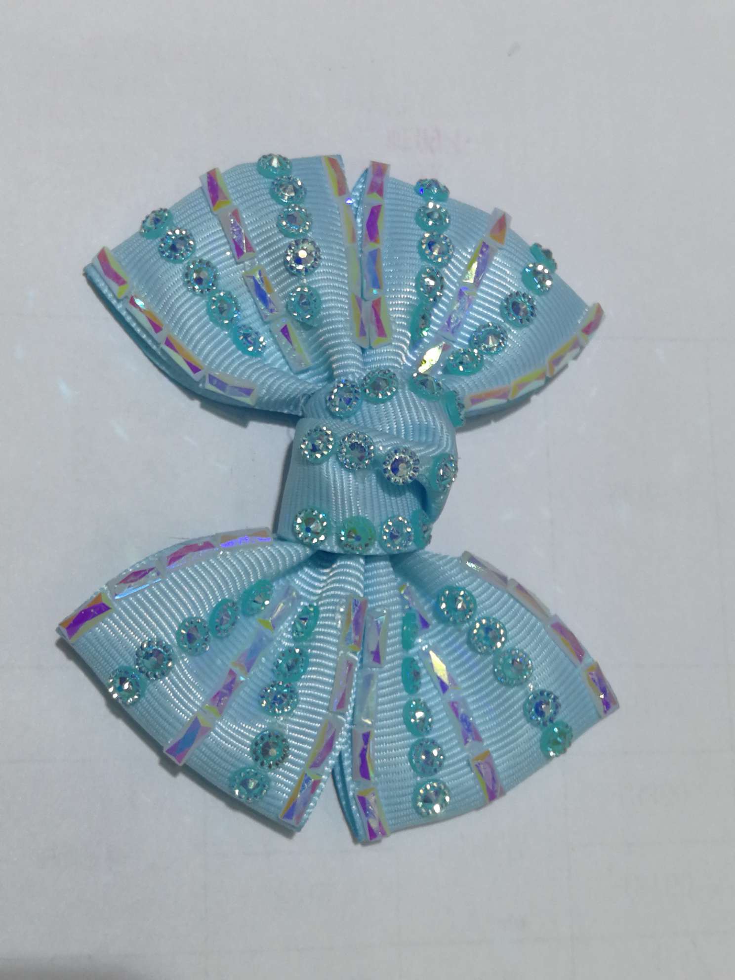 罗纹带点钻蝴蝶结，头饰，鞋花细节图