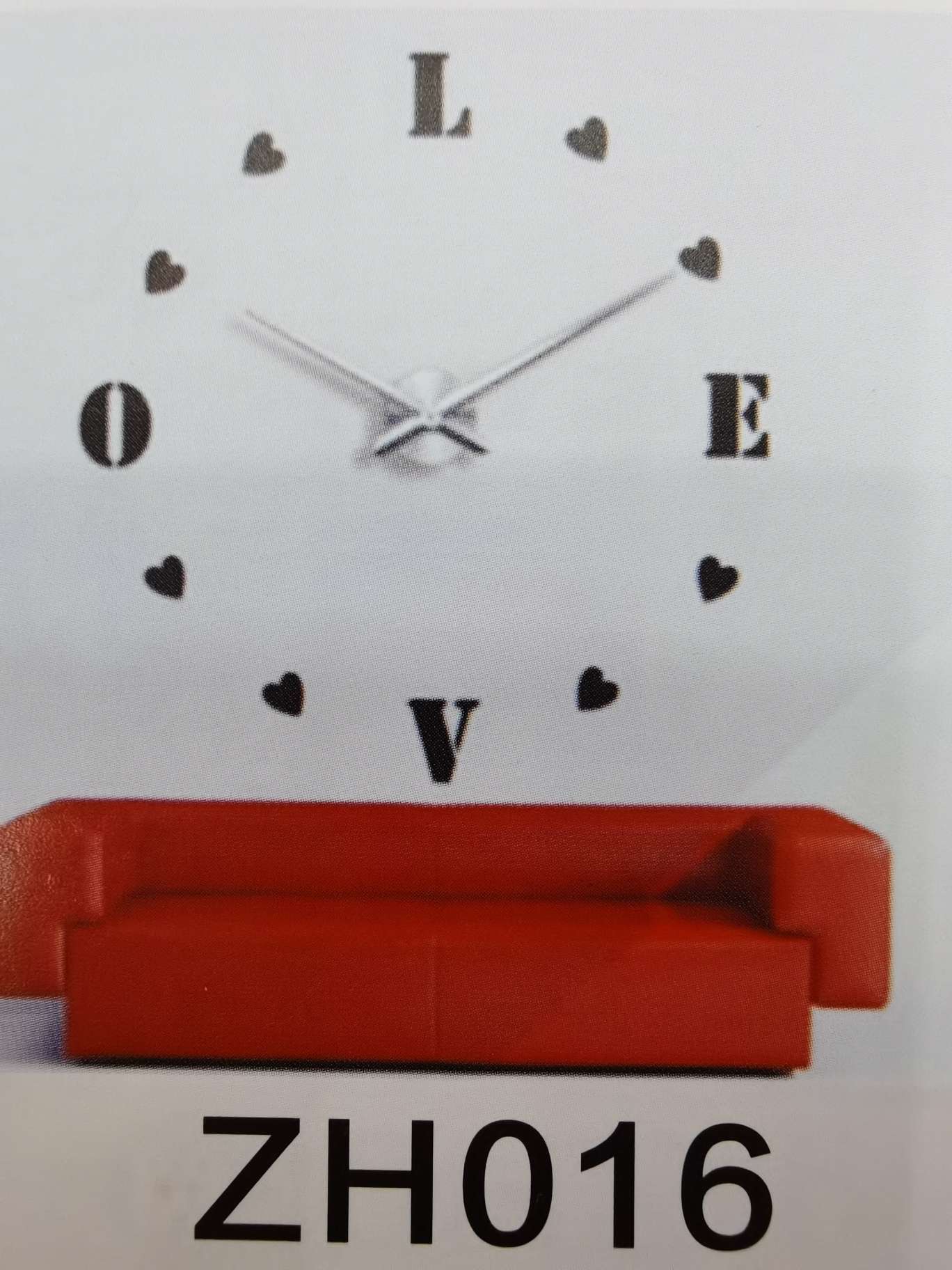Yiwu's best-selling cross-border 3D EVA acrylic wall stickers and creative clocks