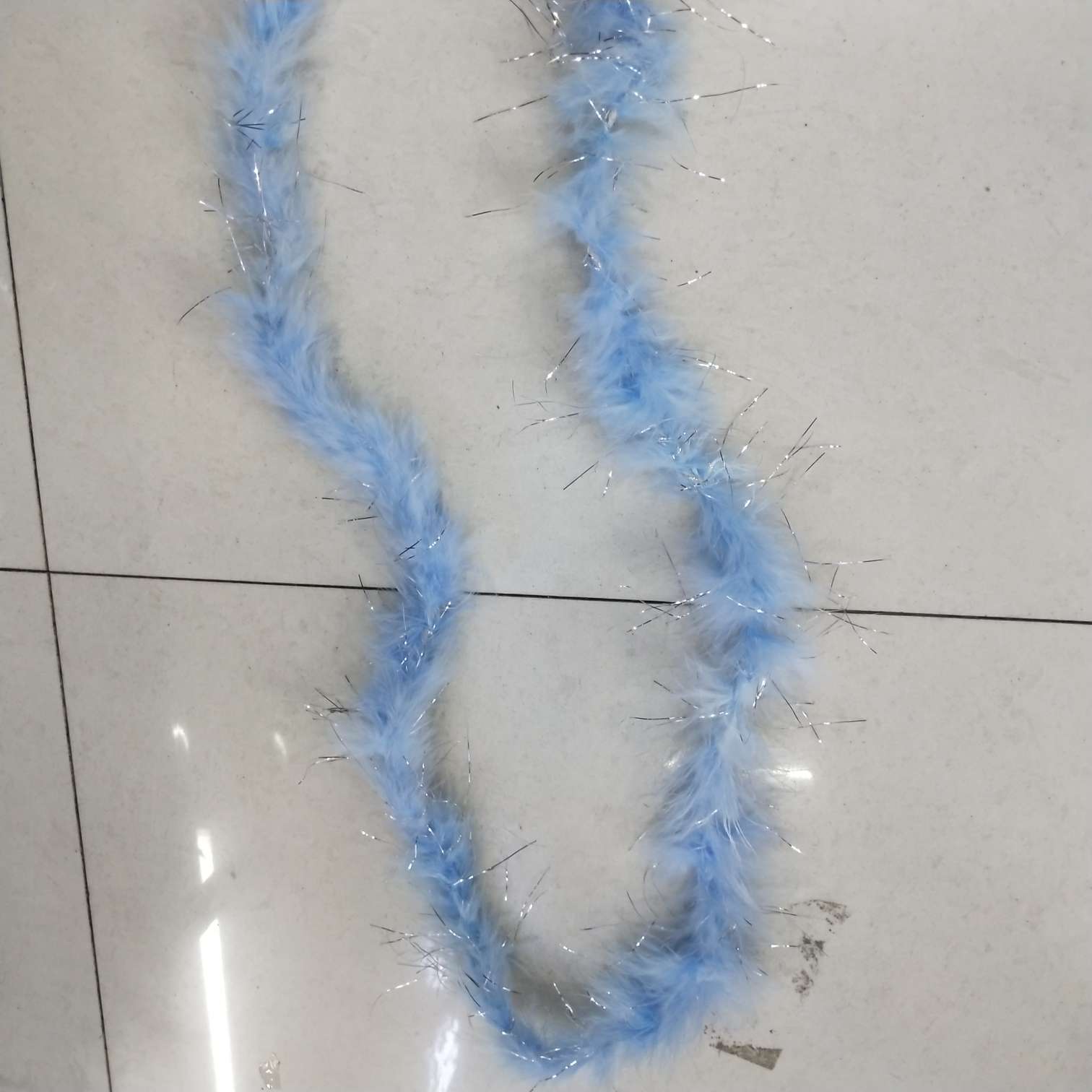 厂家直销火鸡羽毛条，颜色齐全欢迎订购产品图