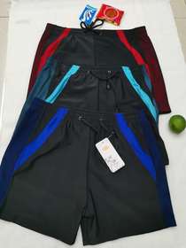 Men plus fat plus swimming trunks 3 colors, bright blue, lake blue, red