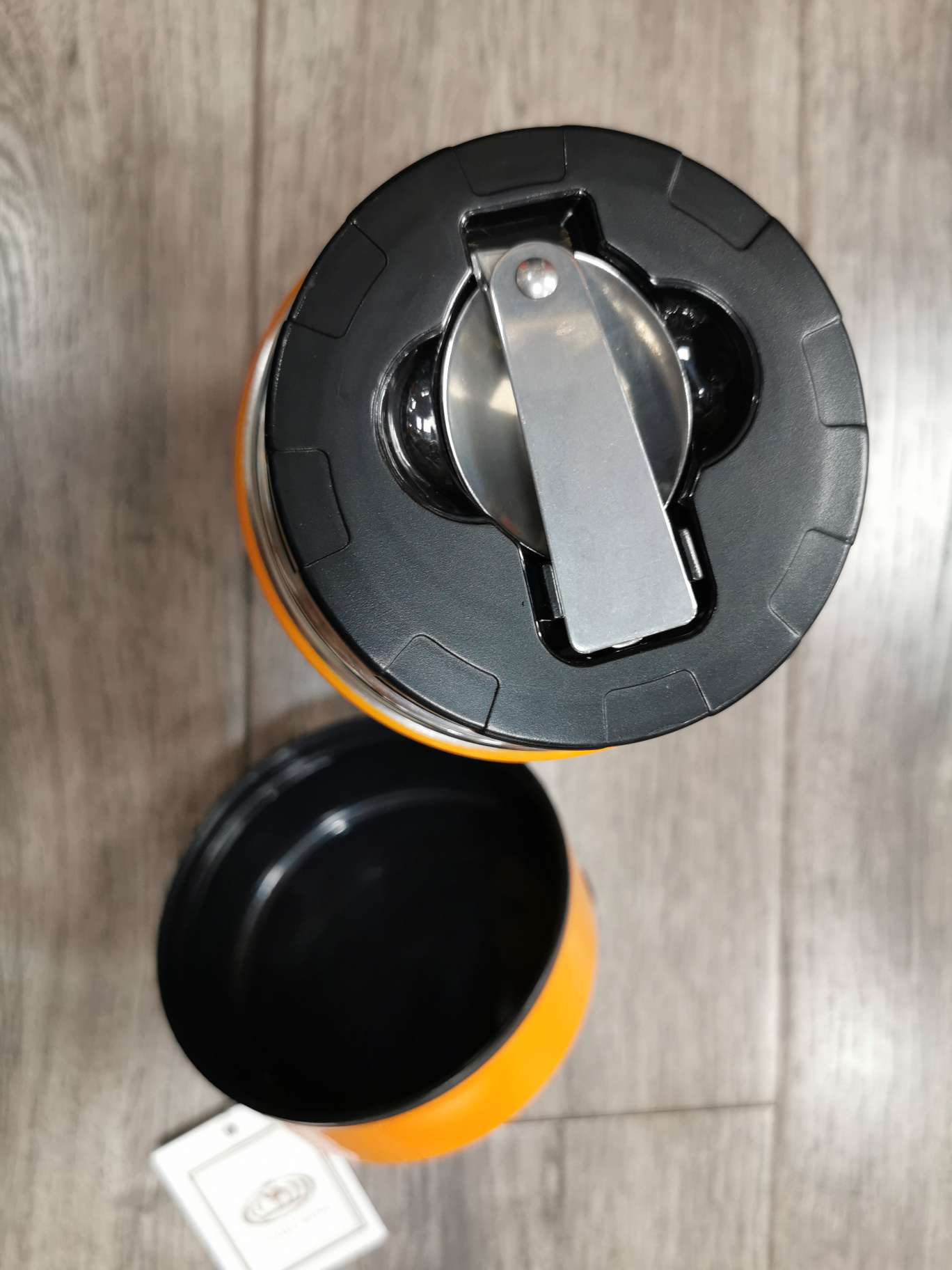 Yiwu Good goods AL2069~0.8L stainless steel vacuum thermos beaker, bento box, insulated bucket, porridge bucket with handle ring Item Picture