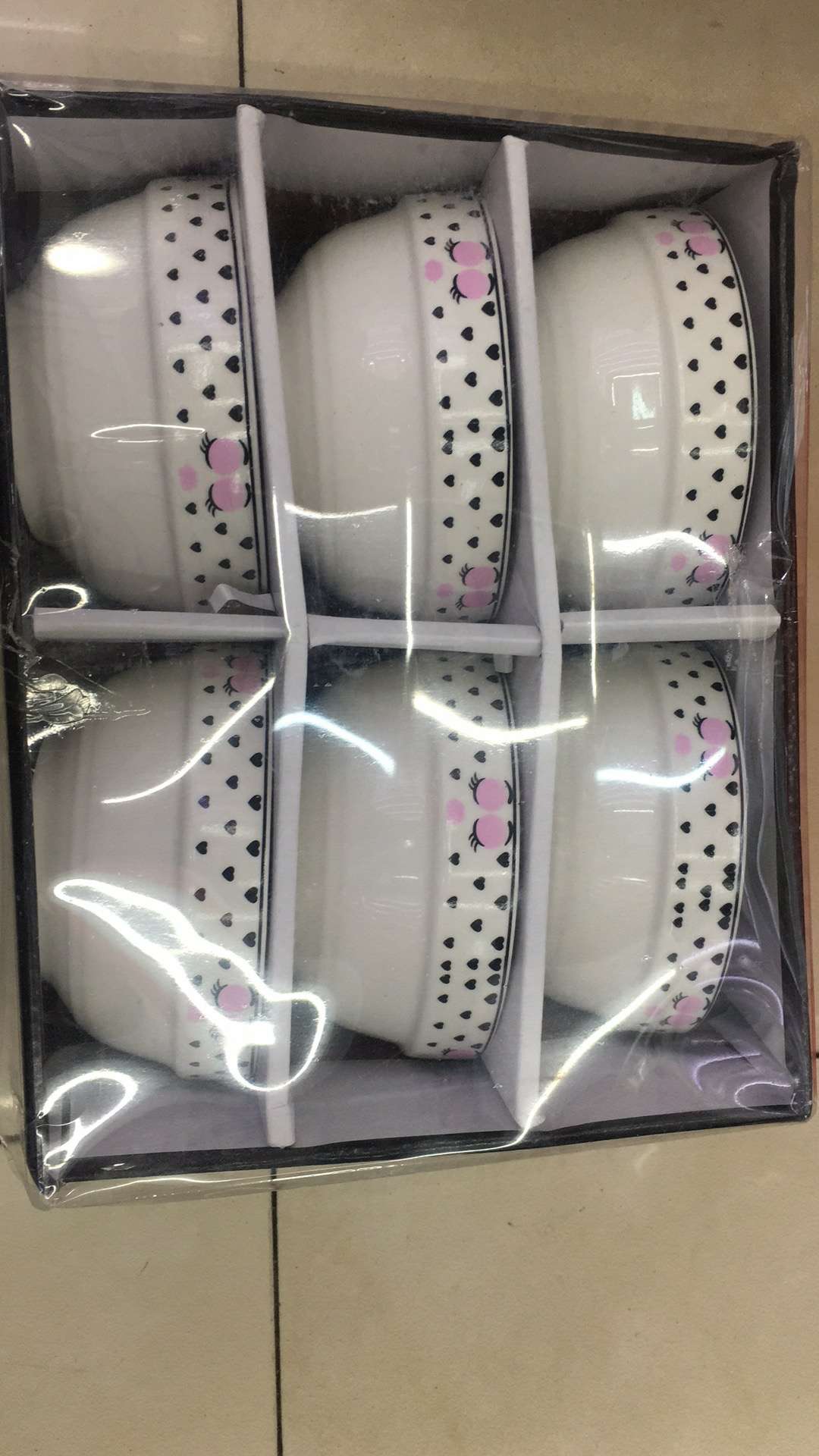 New 6-bowl display box