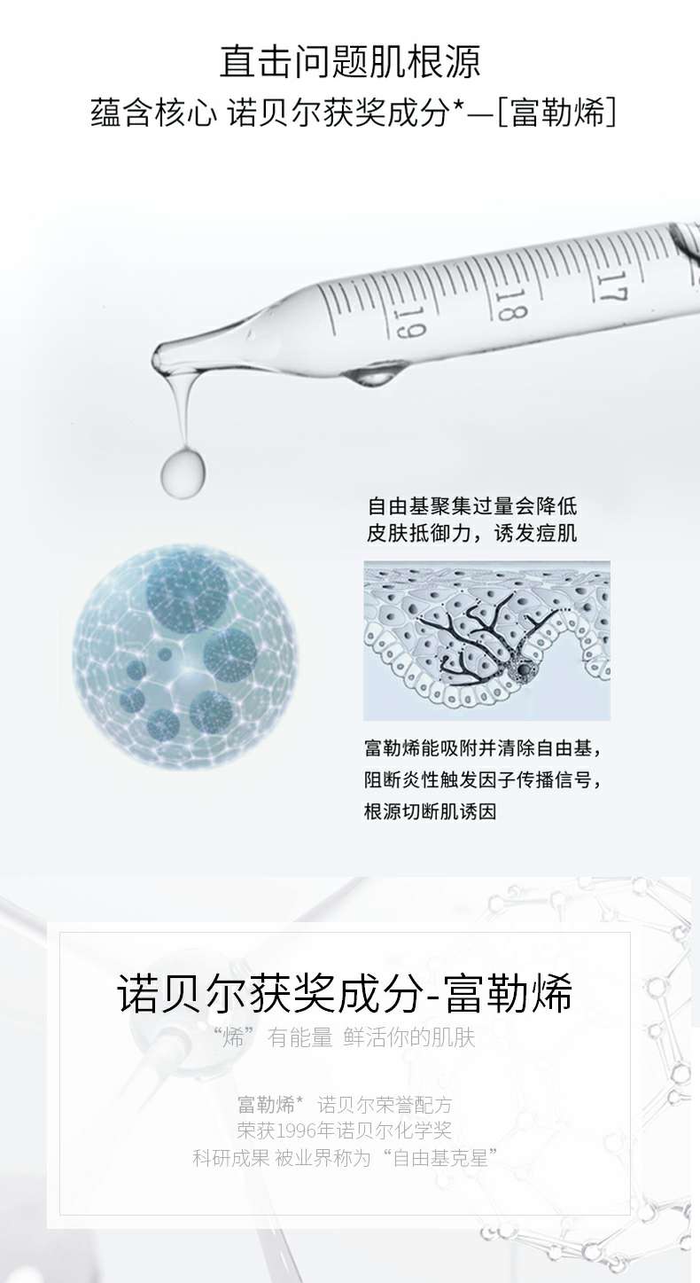 Fullerene two-in-one makeup remover Facial Cleanser Application Scenario
