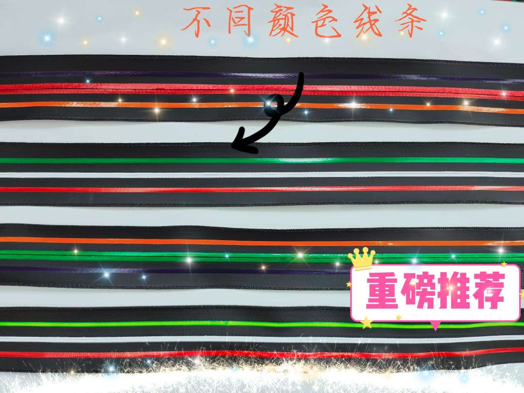 The factory direct sale new waterproof stripe multi-color stripe zipper color letter size variable code village bar installs the circle head pull-down piece and so on many pull-down head optional thumbnail