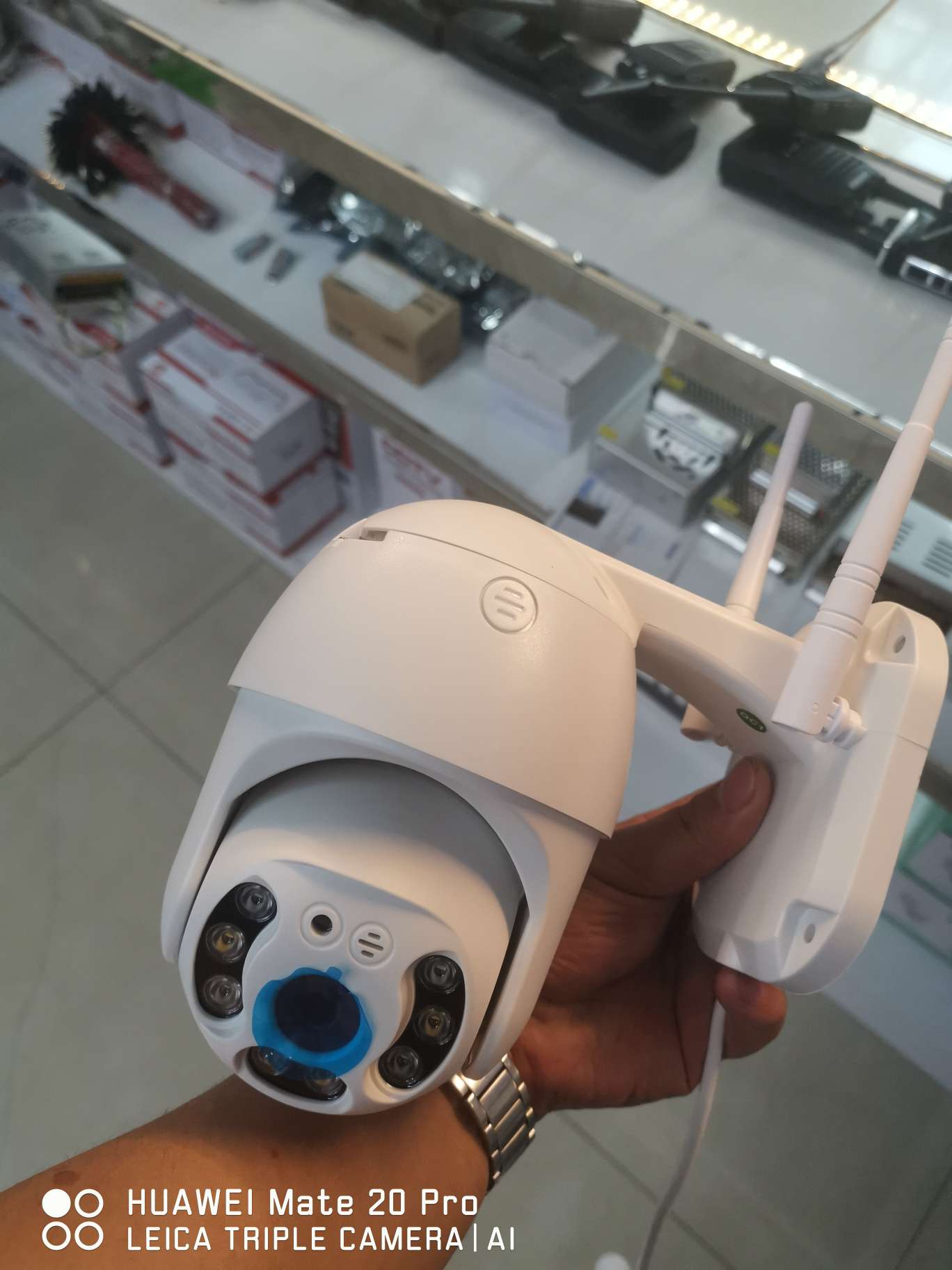 Outdoor WIFI ball machine alarm bidirectional voice Specification drawing