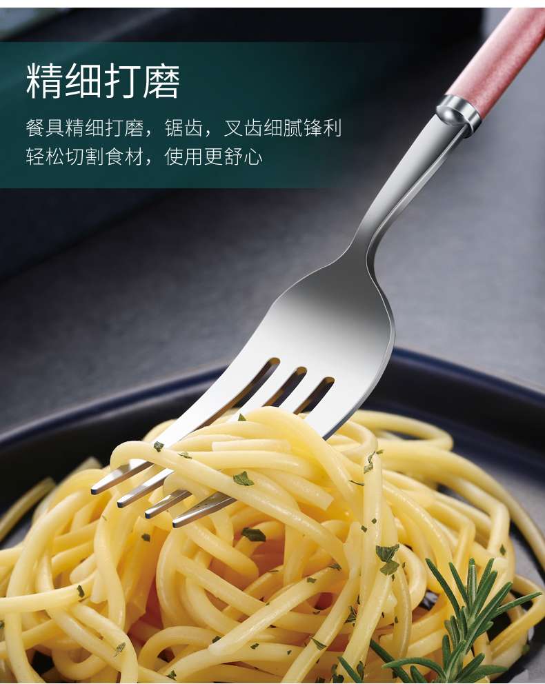 Antibacterial 304 stainless steel tableware set, chopsticks, spoons, forks, single student, adult portable and cute storage box Item Picture