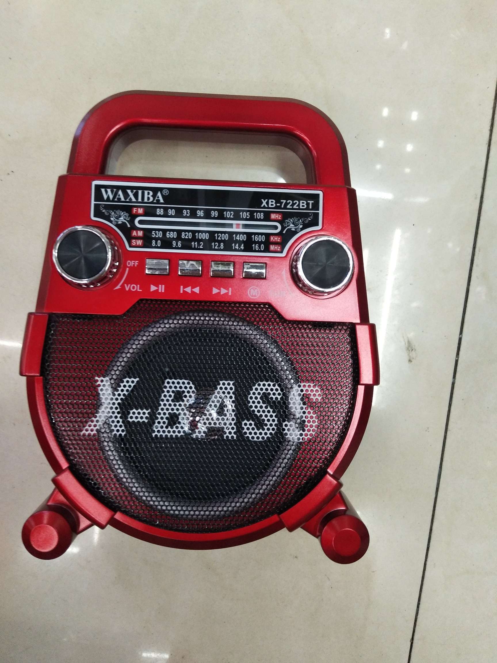 XB723BT Bluetooth with Light and card slot radio