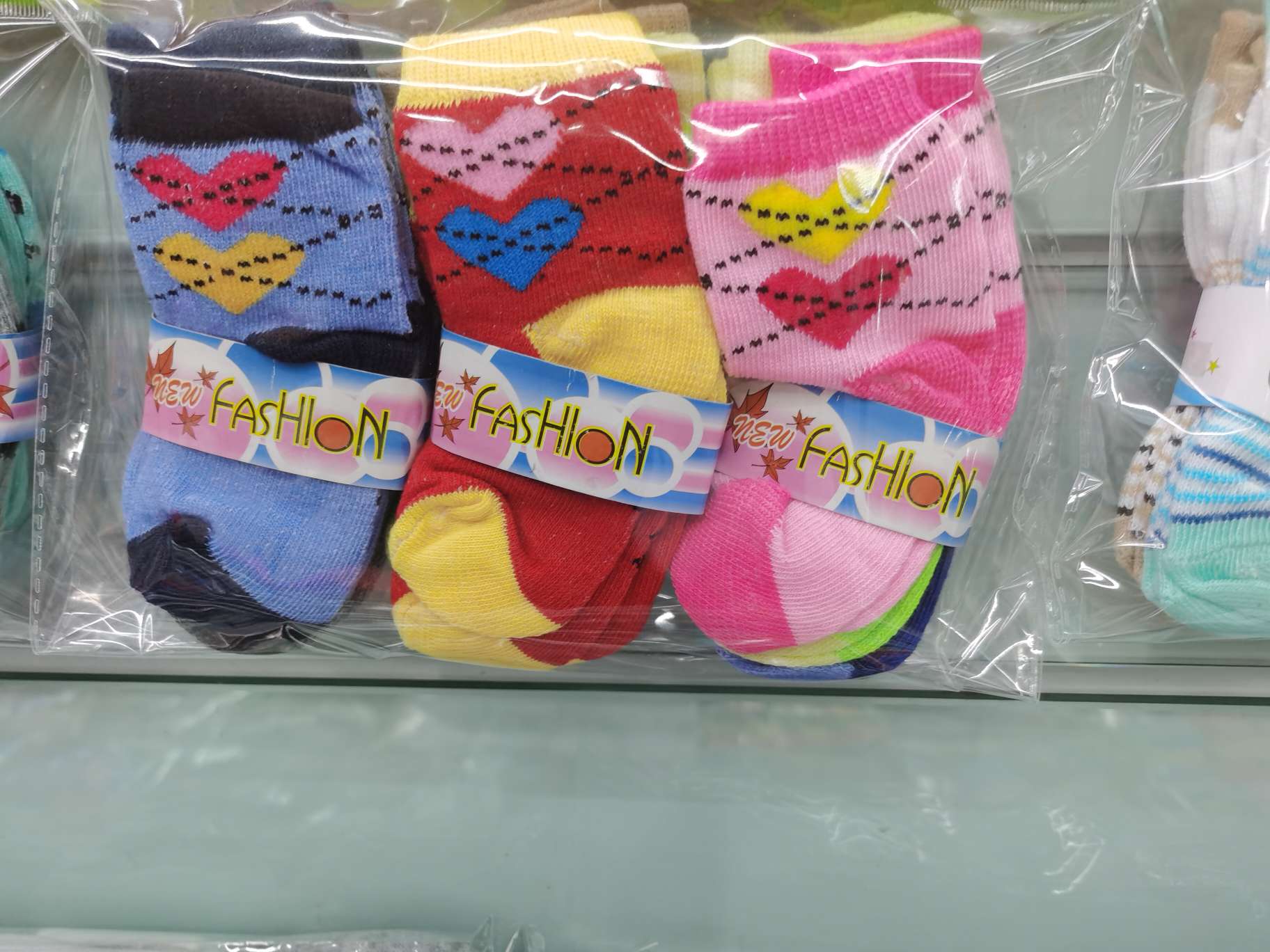 爱心宝宝童袜图