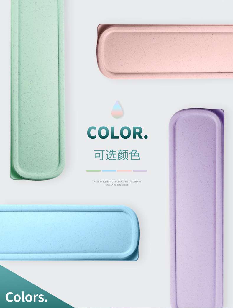 Antibacterial 304 stainless steel tableware set, chopsticks, spoons, forks, single student, adult portable and cute storage box Application Scenario