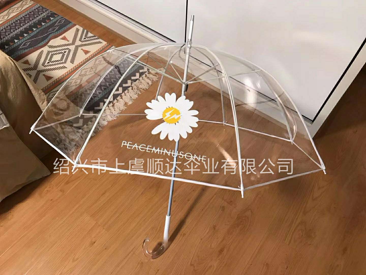 VUVUZELA厂家直销小雏菊tpu透明伞 小清新的味道