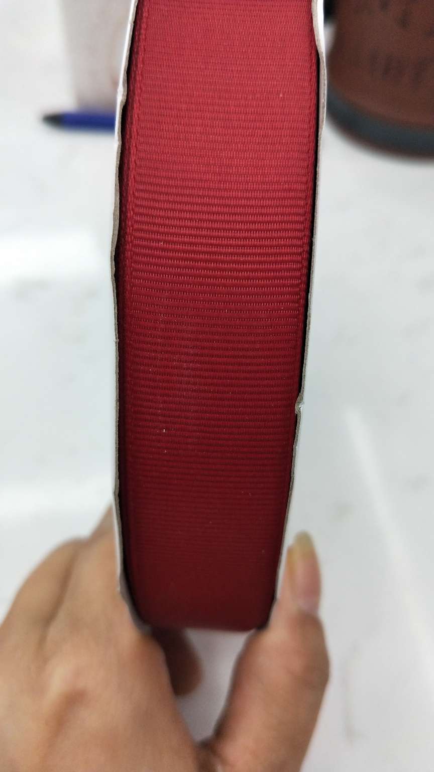 厂家直销各种罗纹带，涤纶带，可制作各种蝴蝶结，工艺品，包装辅料细节图