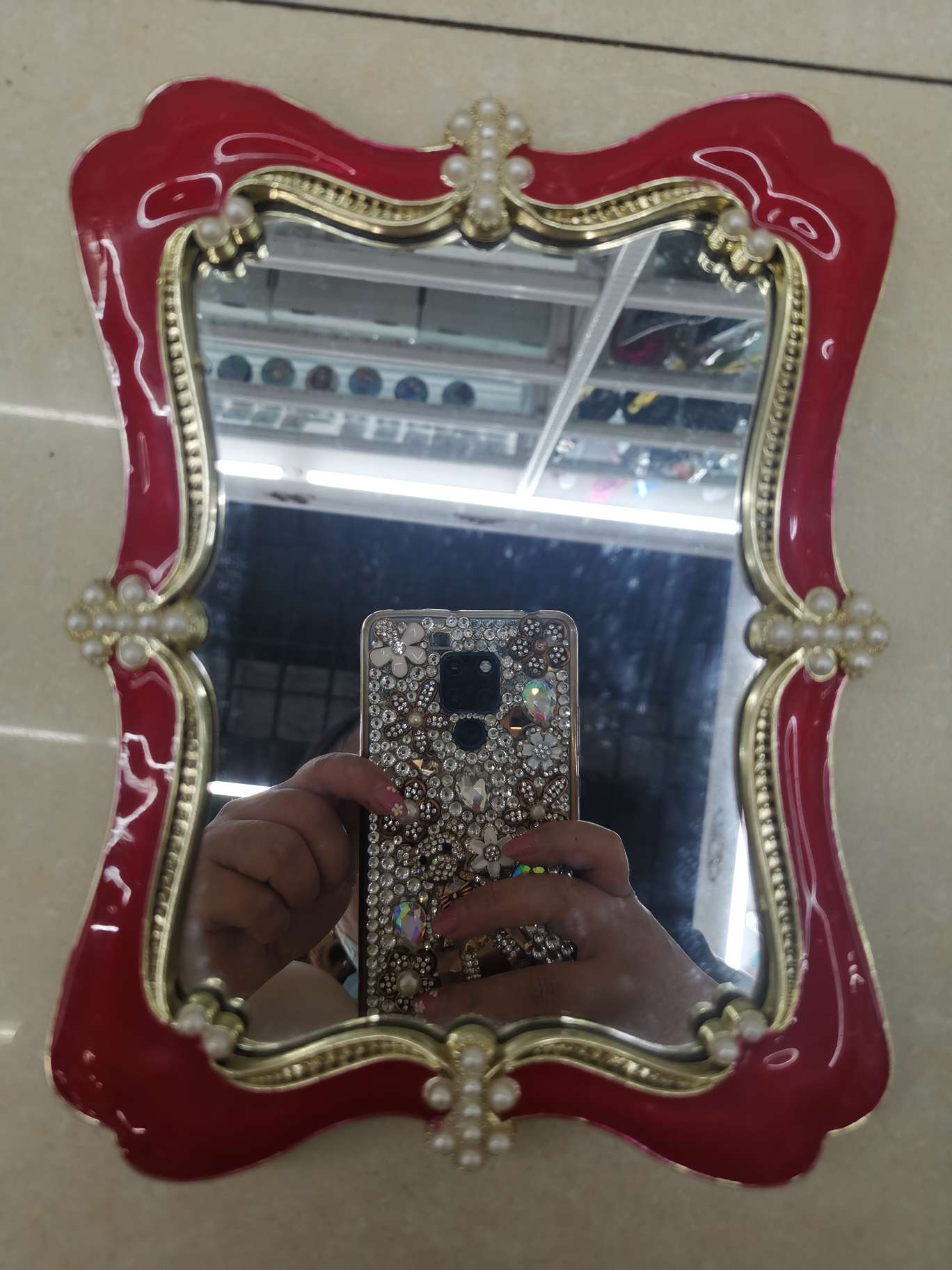 镜子，化妆镜，相框镜细节图