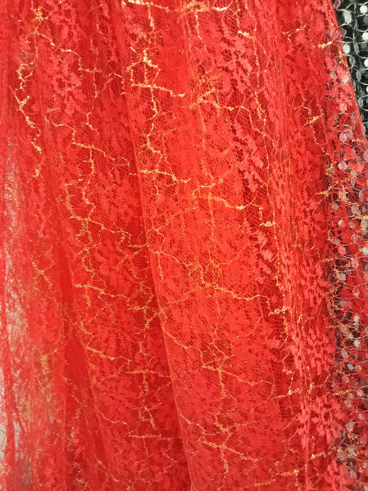 国潮金丝布料适用于制作服装饰品等款式多样