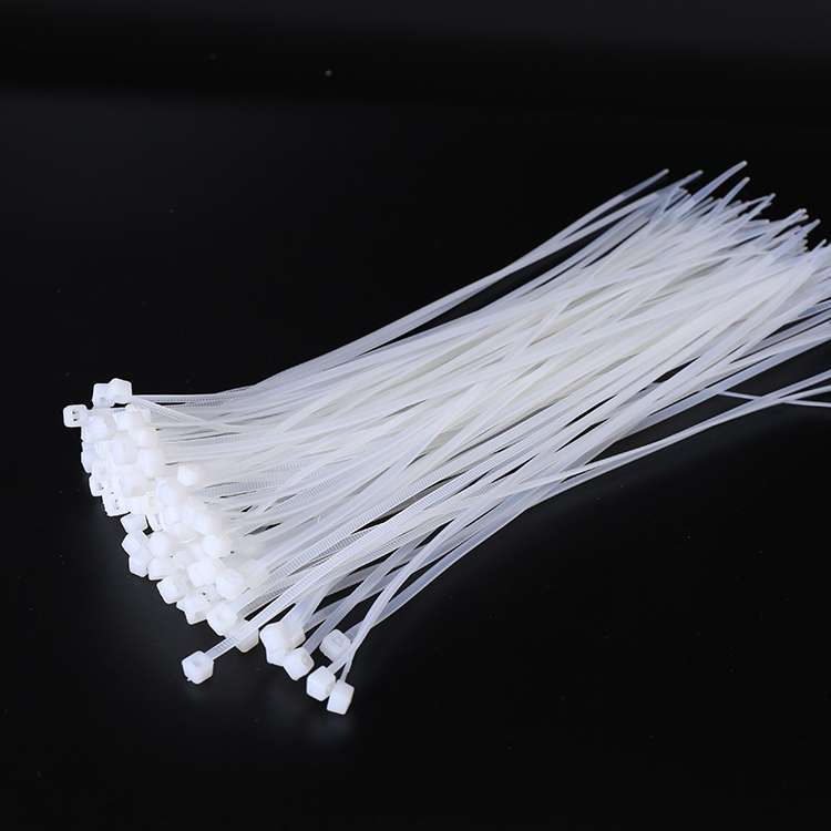 The 4*300 self-locking cable tie is made of nylon Specification image