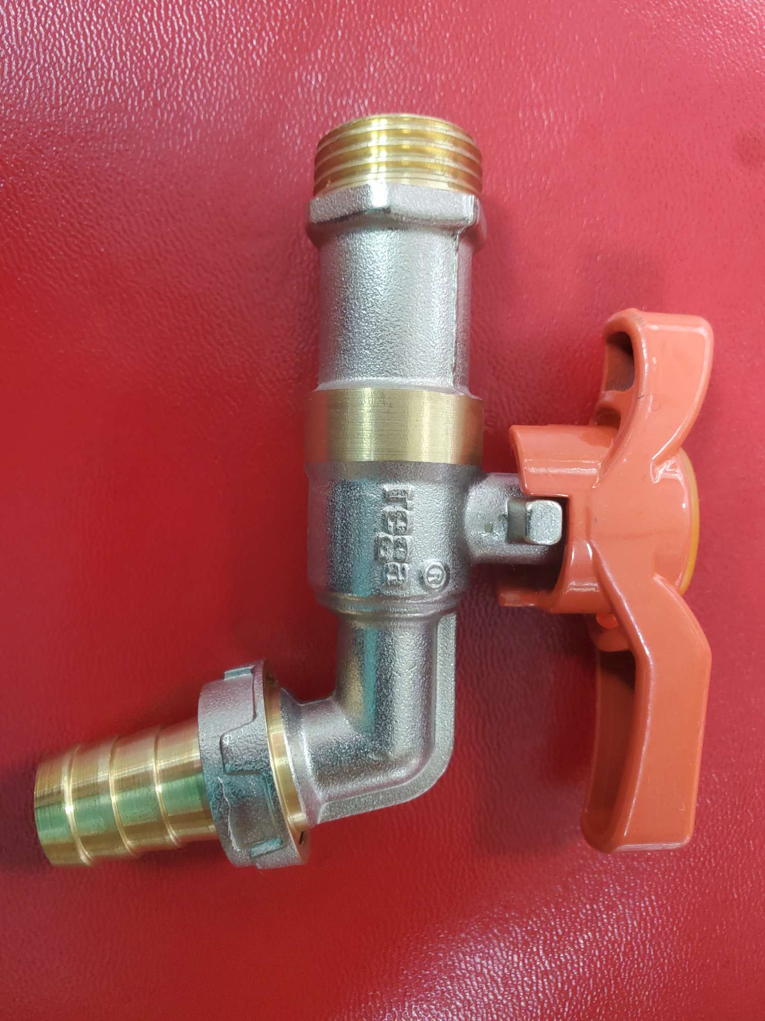 Brass bibcock full figure