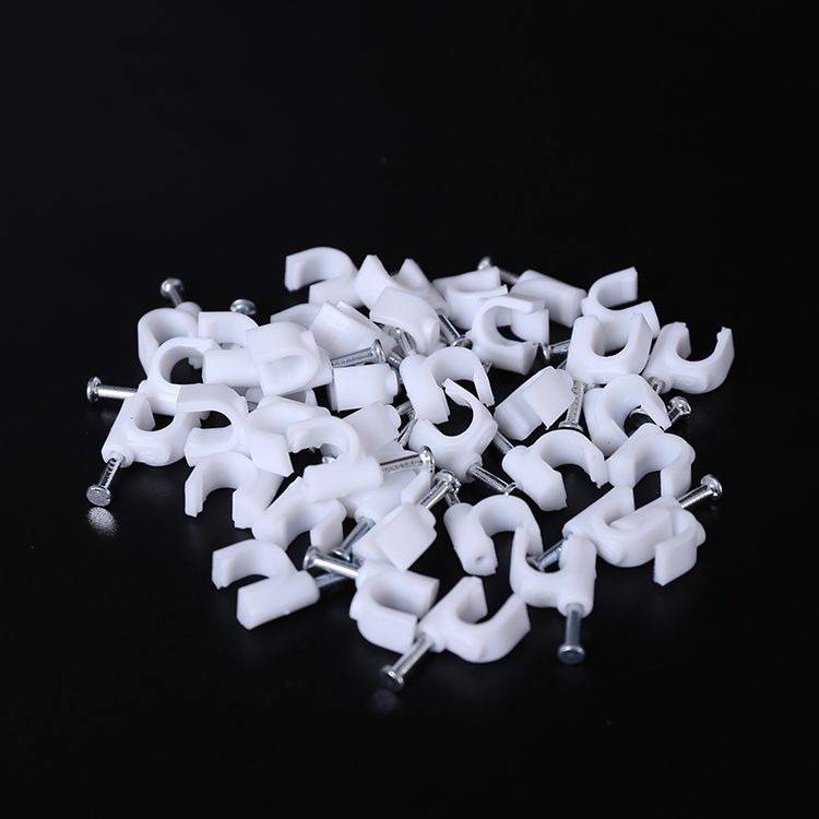 Wire nail fixator on the wiring wall details Picture