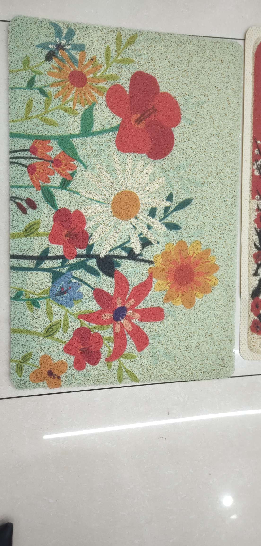 'PVC印花地垫门垫细节图