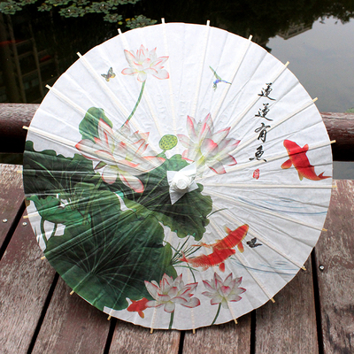 不防雨纸伞古典牡丹梅花迷你小纸伞幼儿园小号装饰伞道具伞详情图10