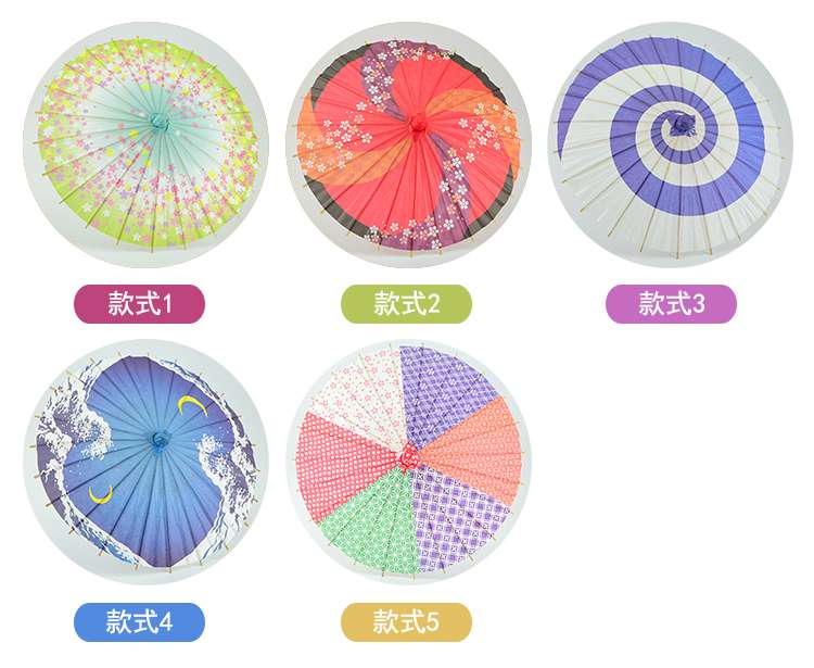 演出伞/印花伞/纸伞细节图