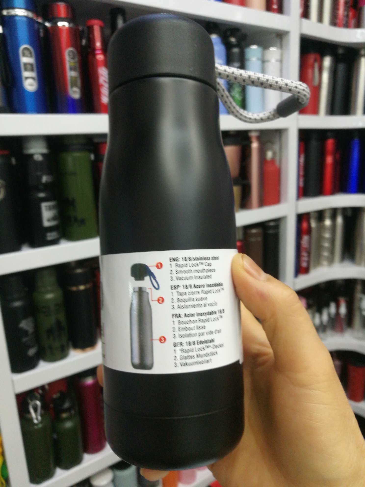 Vacuum Cup Sports Pot Leisure Pot Handy Cup Specification drawing