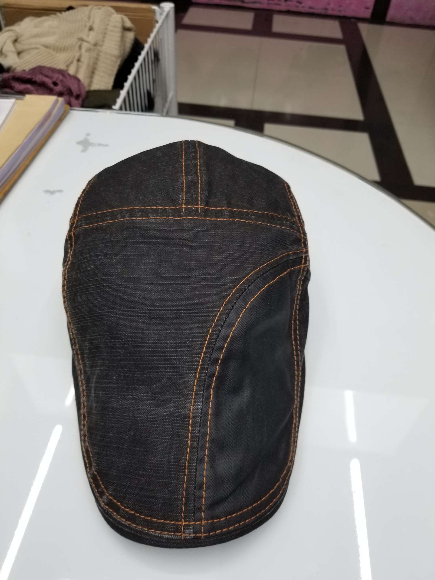 休闲简约鸭舌帽细节图