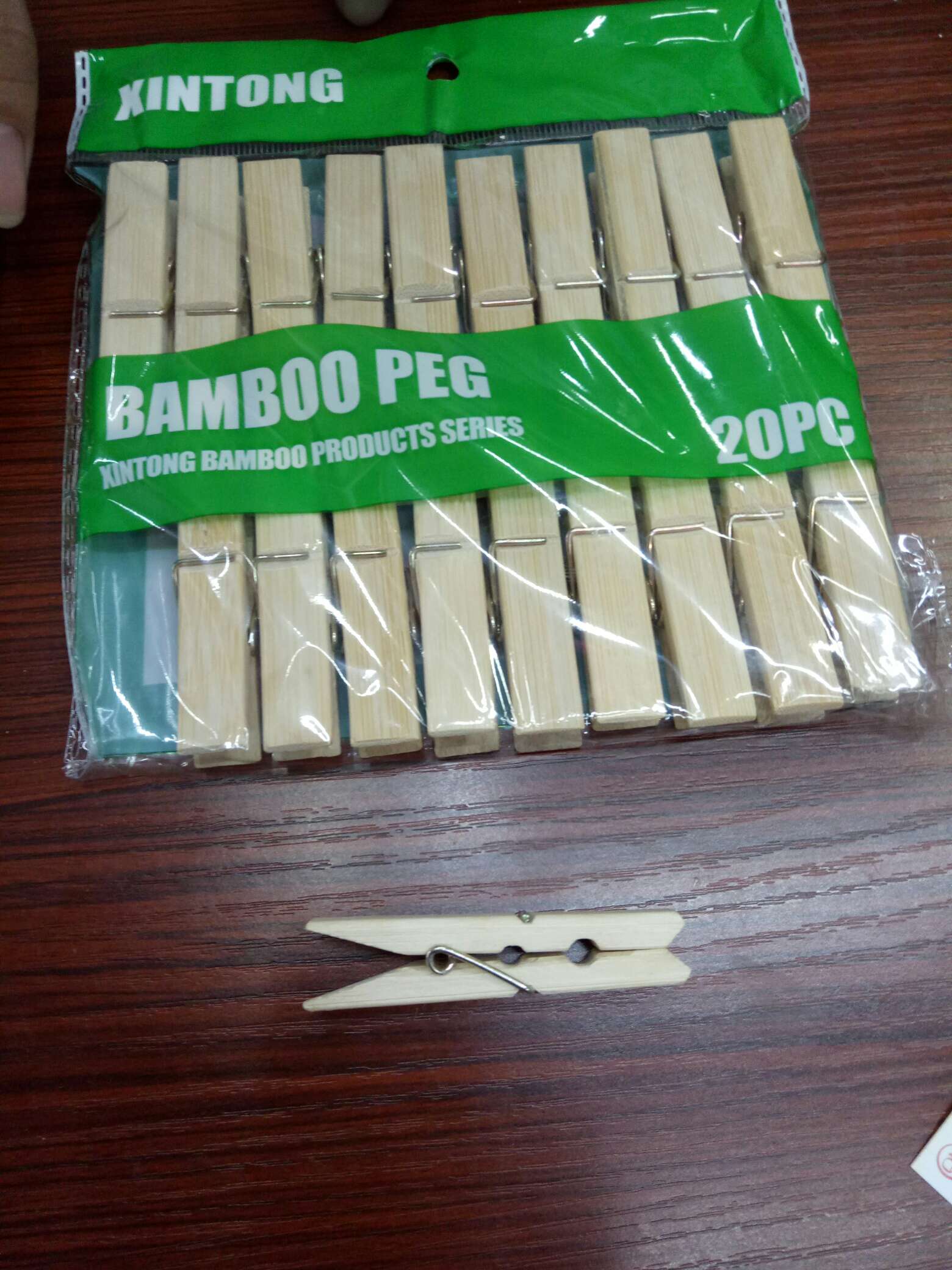 竹夹子产品图