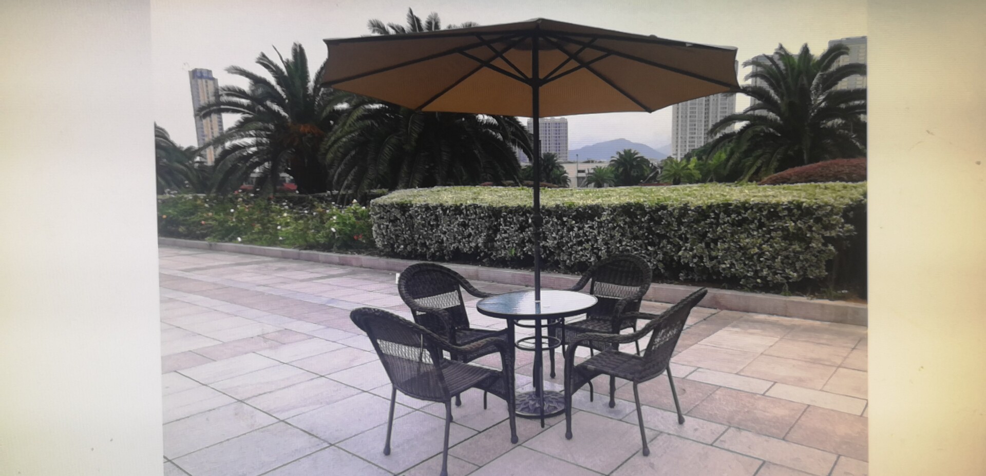 户外家具藤椅庭院家具仿藤桌椅休闲套装