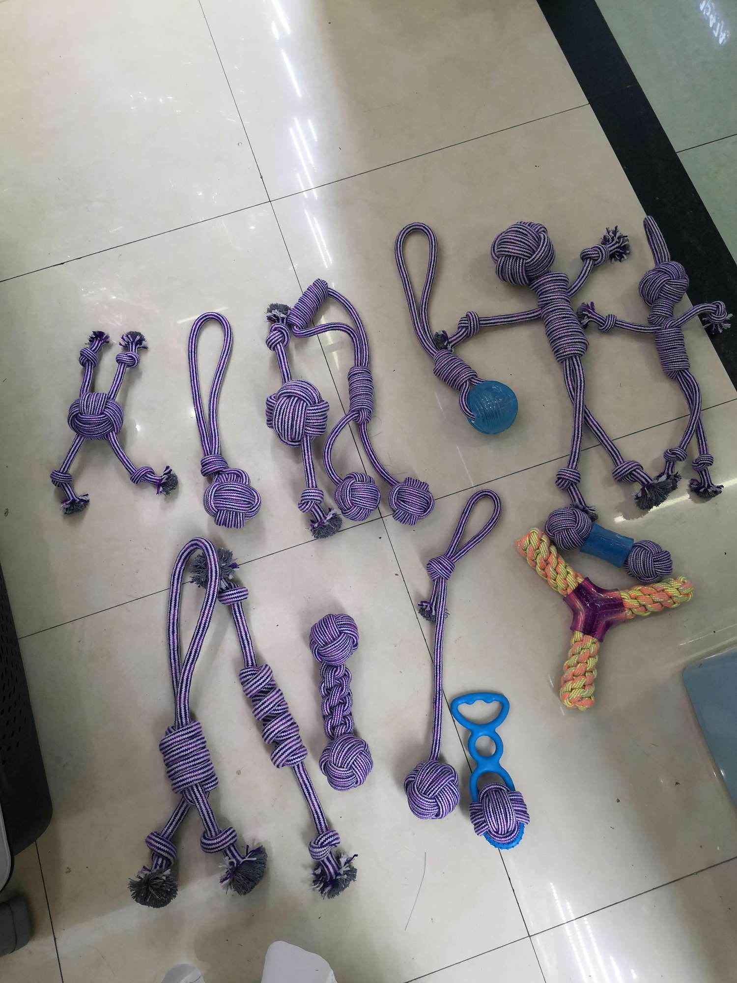 绳结玩具，适合大中小狗狗猫猫玩详情图7