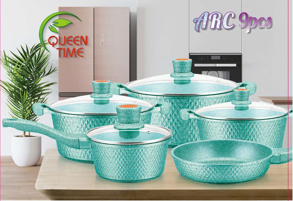 marble pot 9pcs details Picture