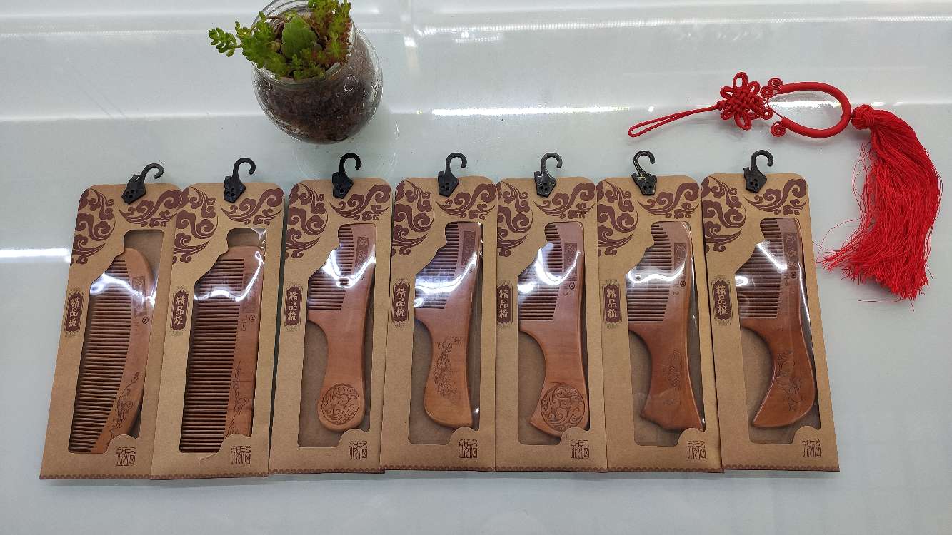 Aishangmei TM series wood comb peach wood comb Aishangmei Kraft wood comb TM series