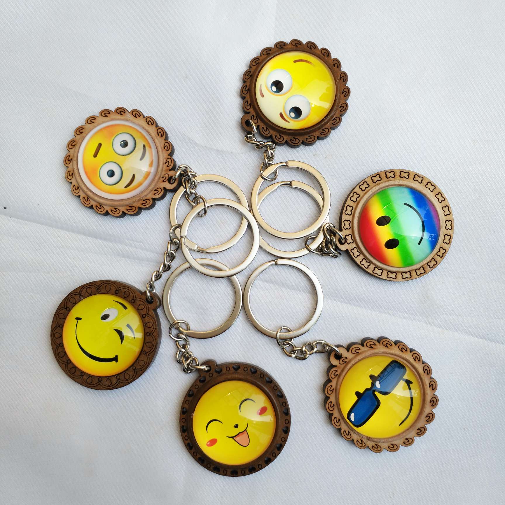 木底座木托钥匙扣挂件项链挂件厂家直销