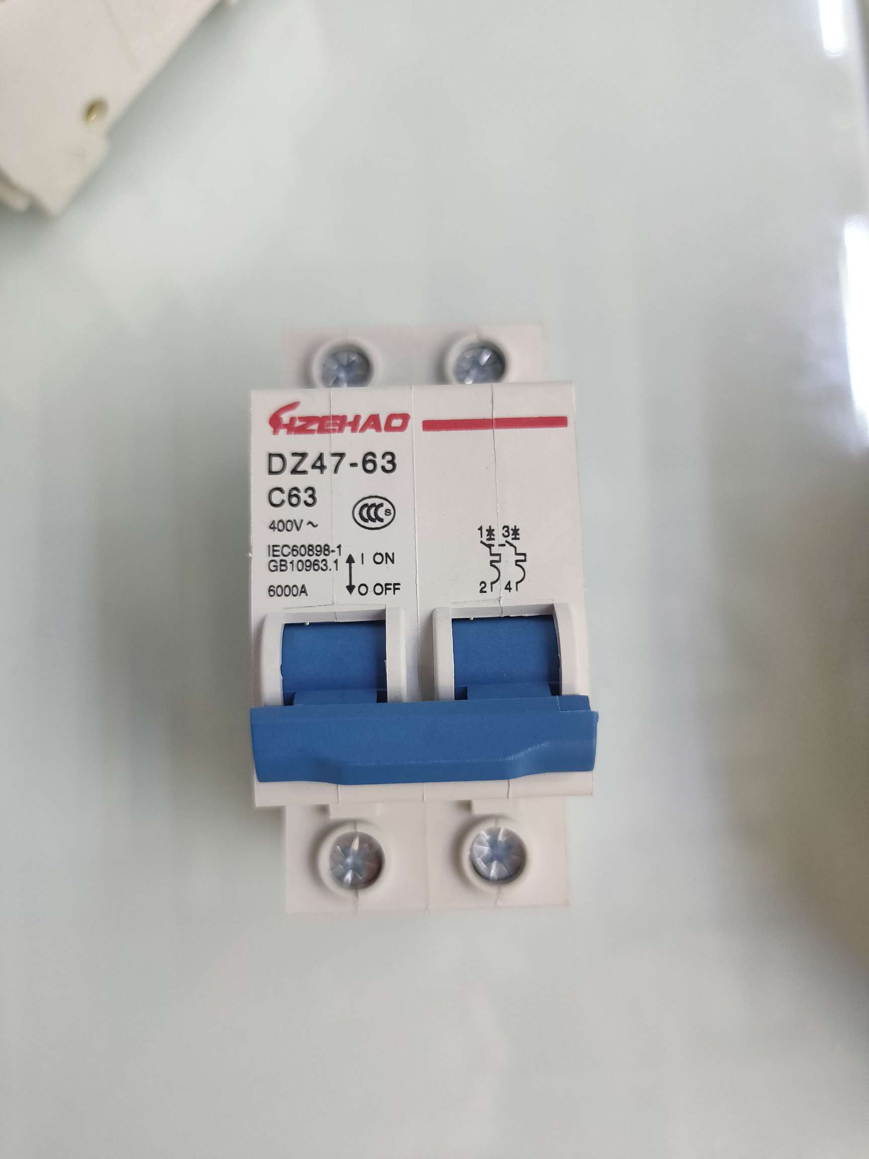 C45 circuit breaker 1A-63A Specification image