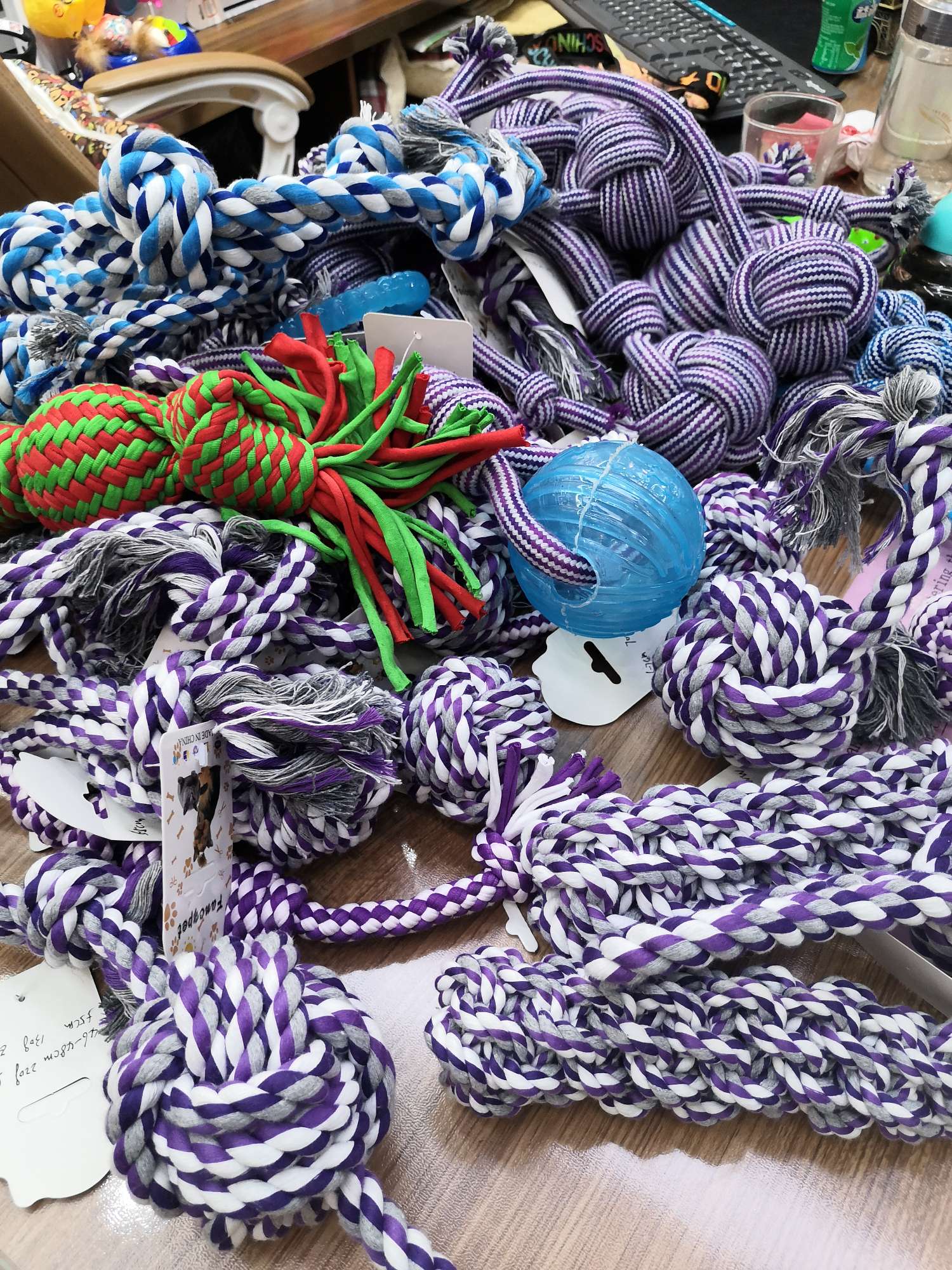 绳结玩具，适合大中小狗狗猫猫玩详情图10