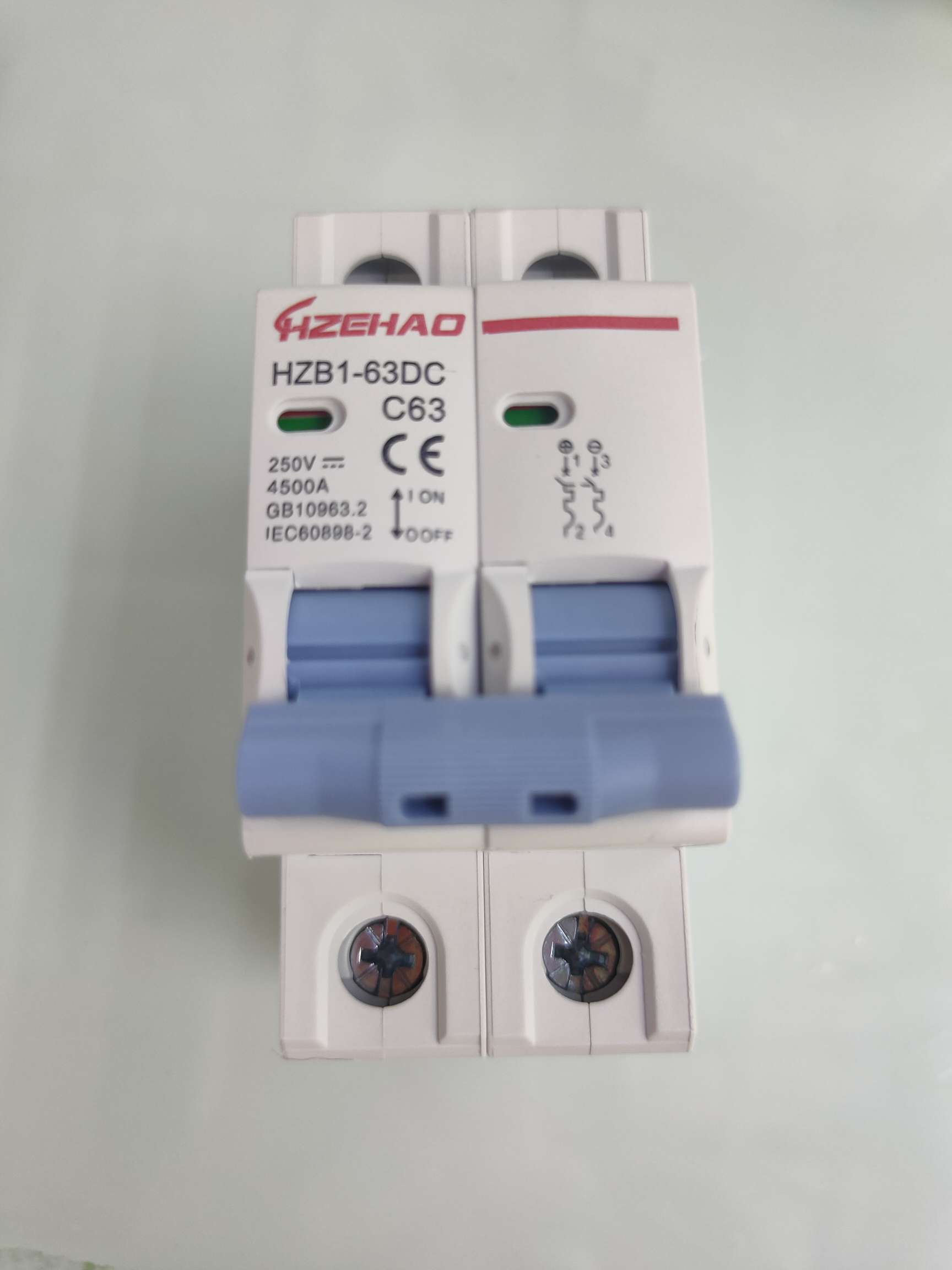 DC miniature circuit breaker 1A-63A2P details Picture