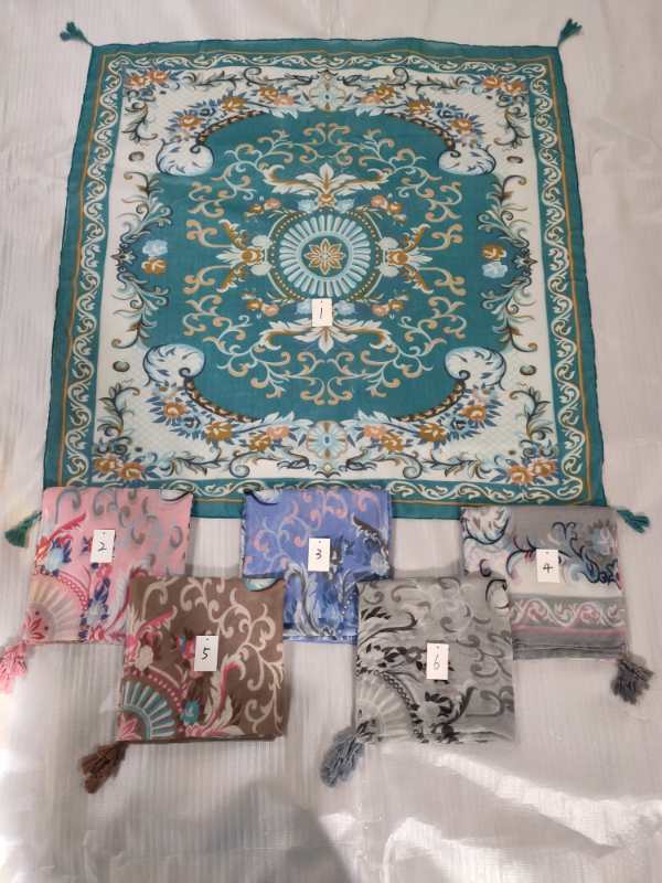 2020 Spring And Autumn New Square Towel Series 110*110 Specification drawing