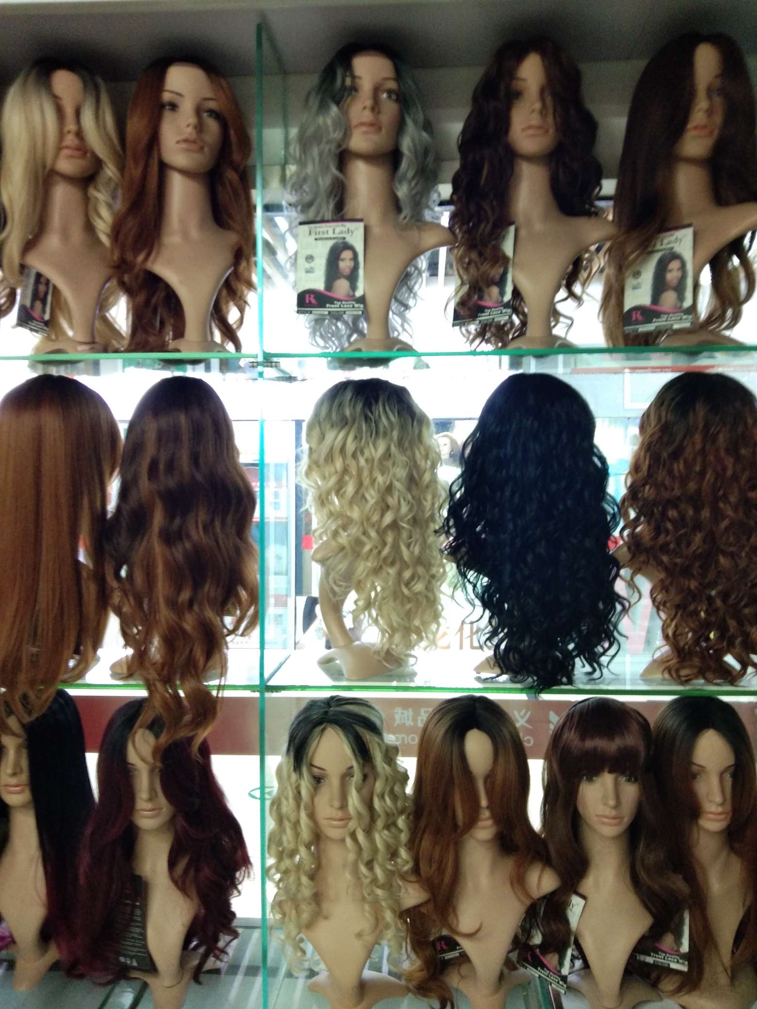 假发，真发，非洲假发，蕾丝假发，动漫假发，节日假发，欧美假发，球迷假发详情图4
