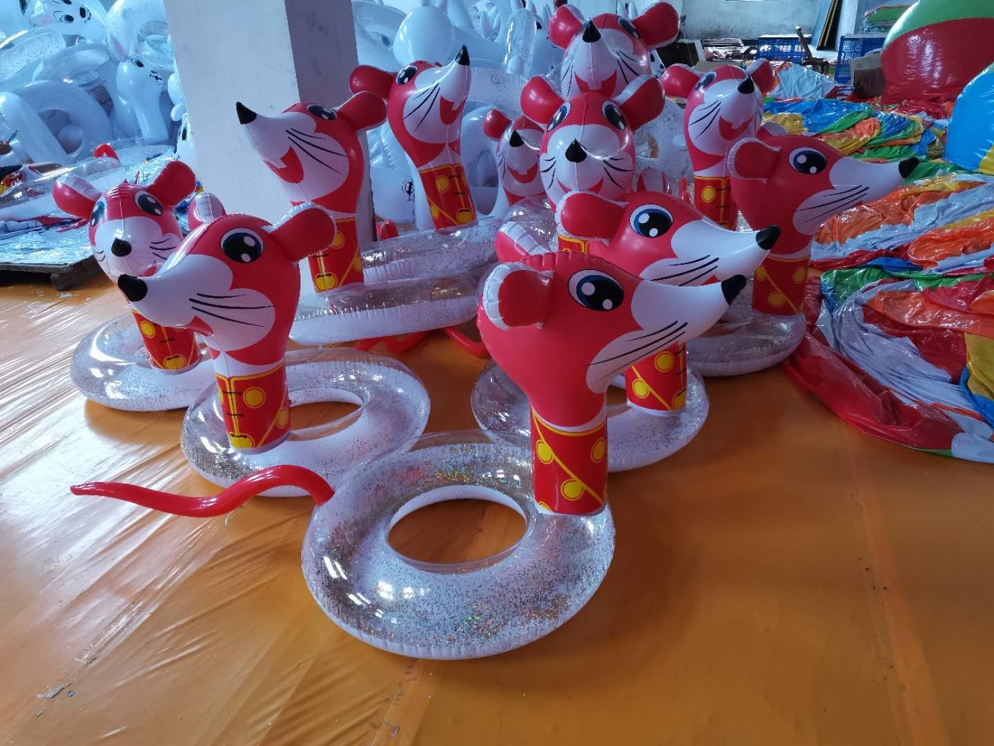 Twelve Chinese zodiac swimming rings undefined