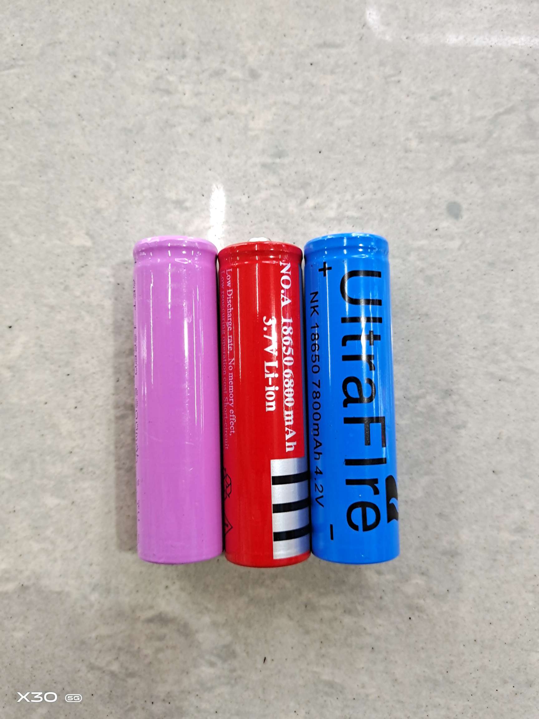 18650各种毫安600/800/1200/1800/2400