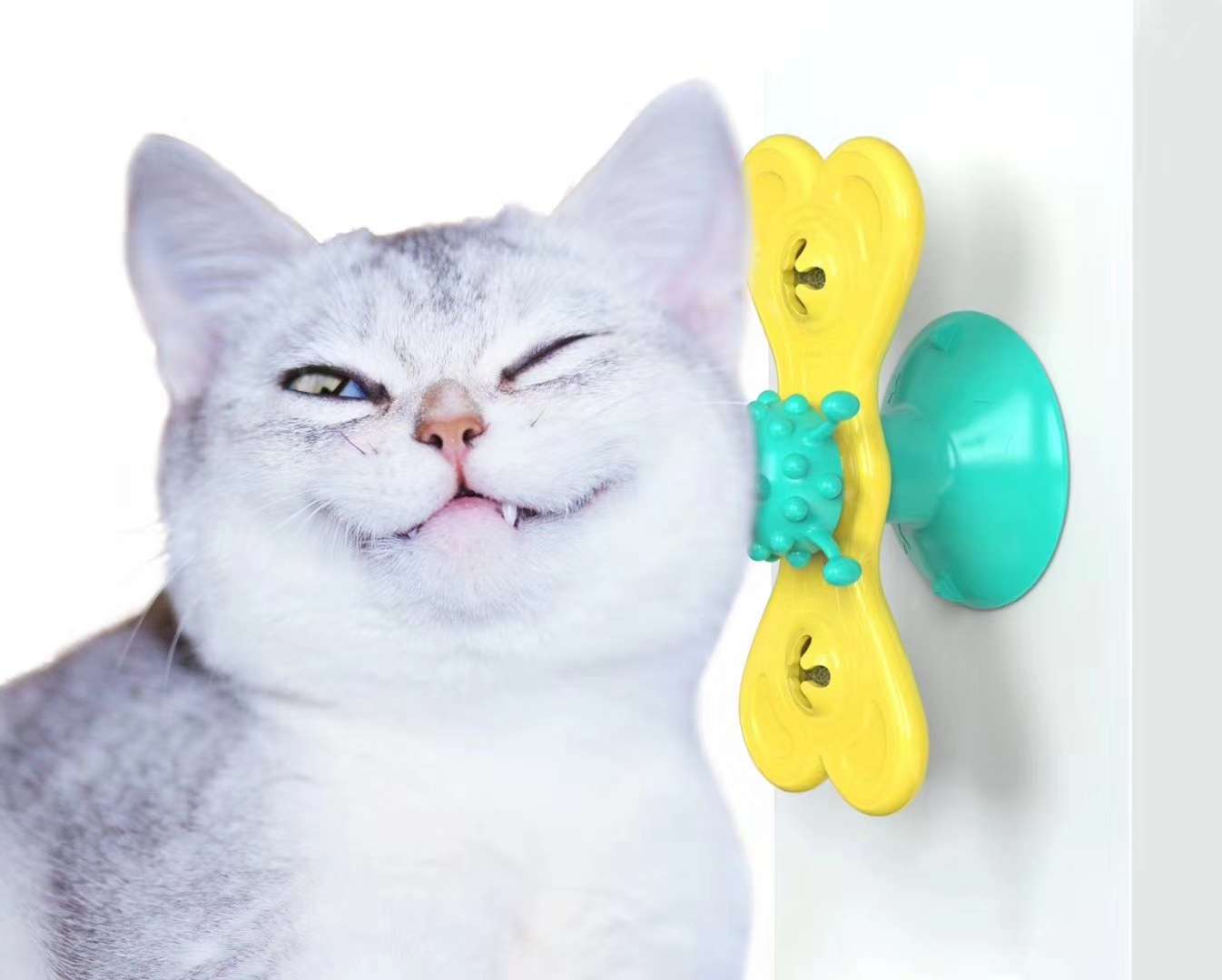 蝴蝶转转风车猫玩具详情图6