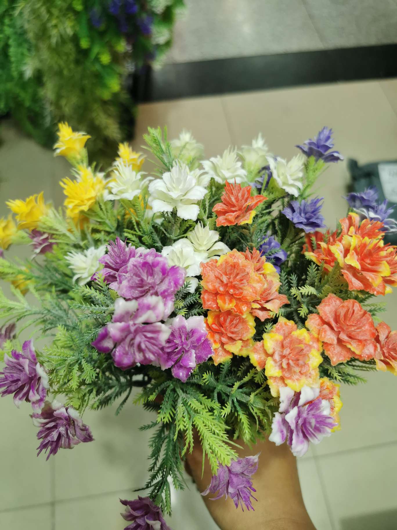 厂家直销田园风小清新塑料花仿真花家居摆设