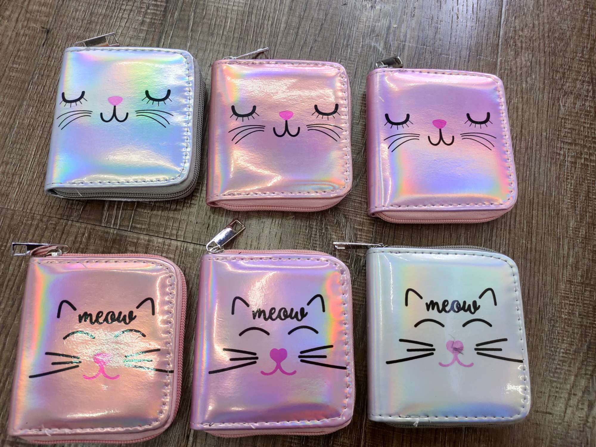 小单拉卡通图案钱包尺寸9.5*9CM