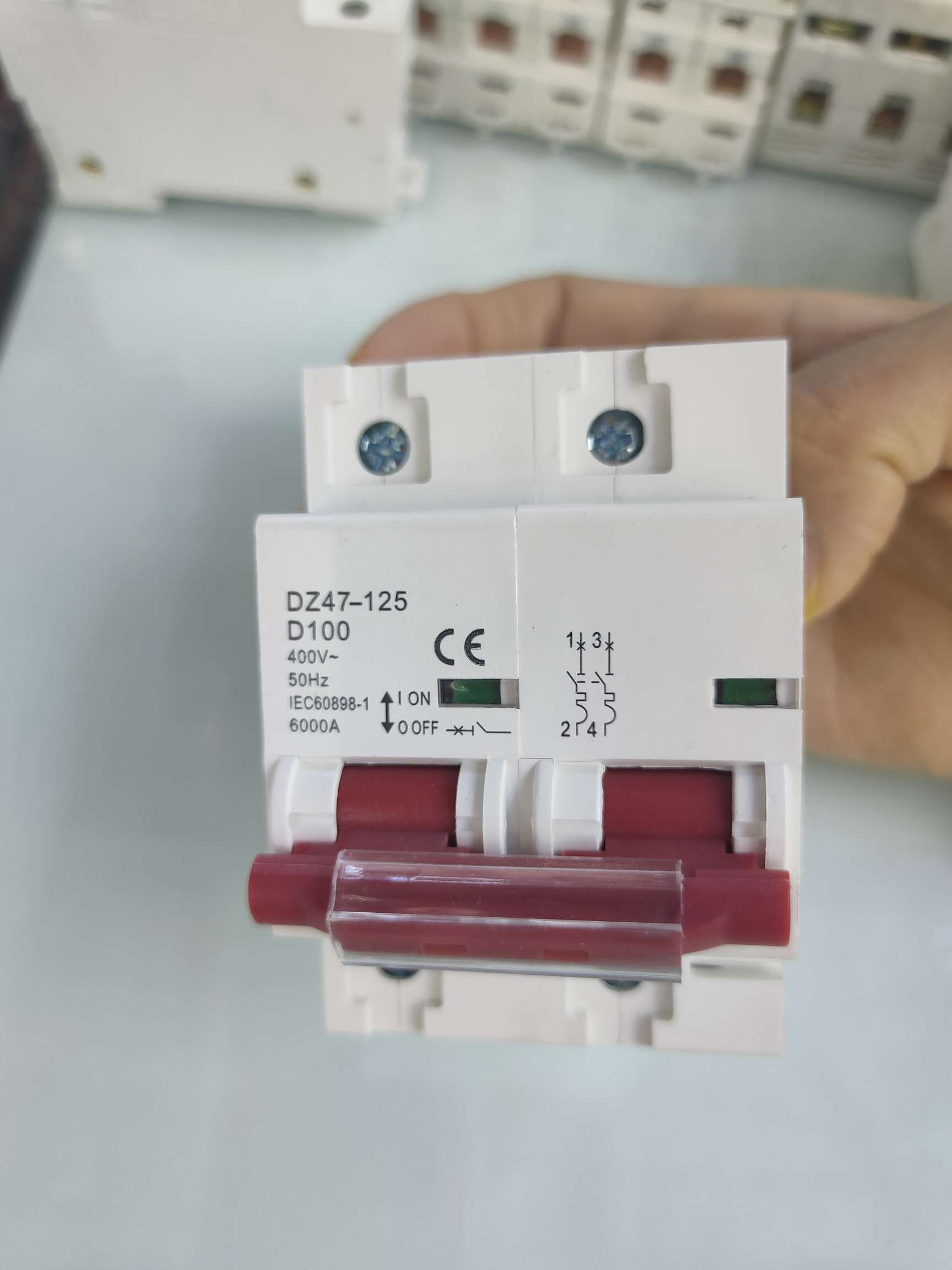 NC circuit breaker 80A-125A Specification image