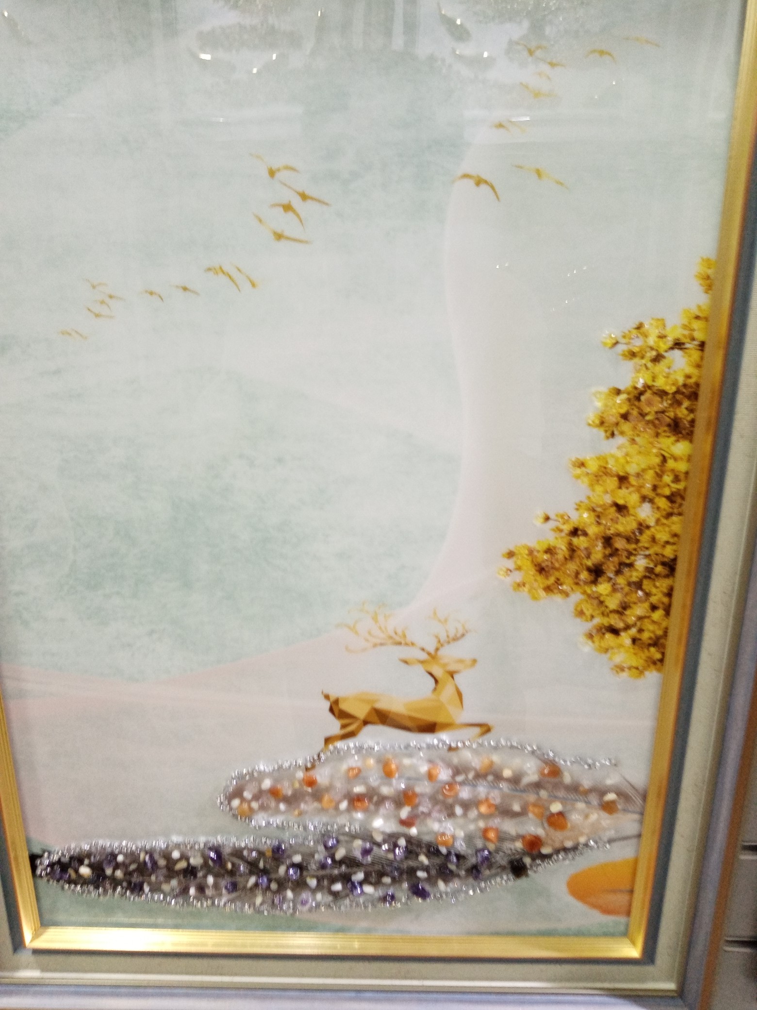 晶瓷晶贝系列发泡框装饰画细节图