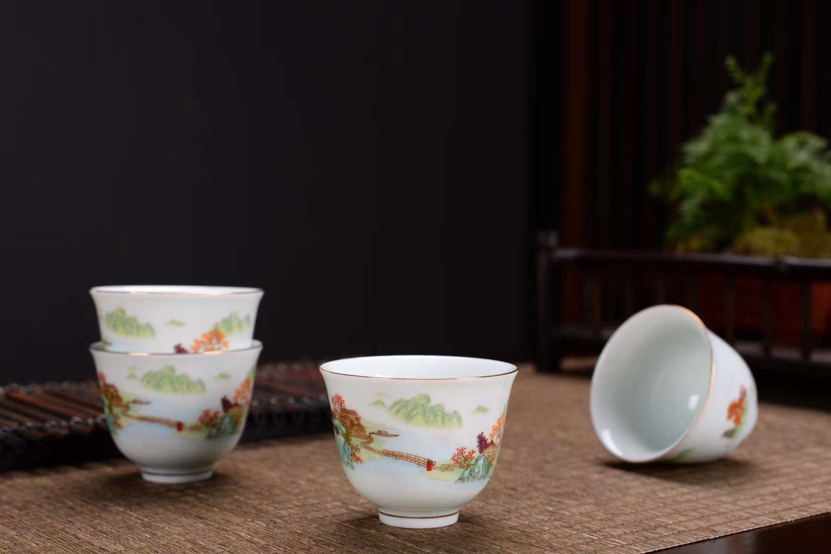 Yiwu's quality Spring River Fishing tea sets Specification image