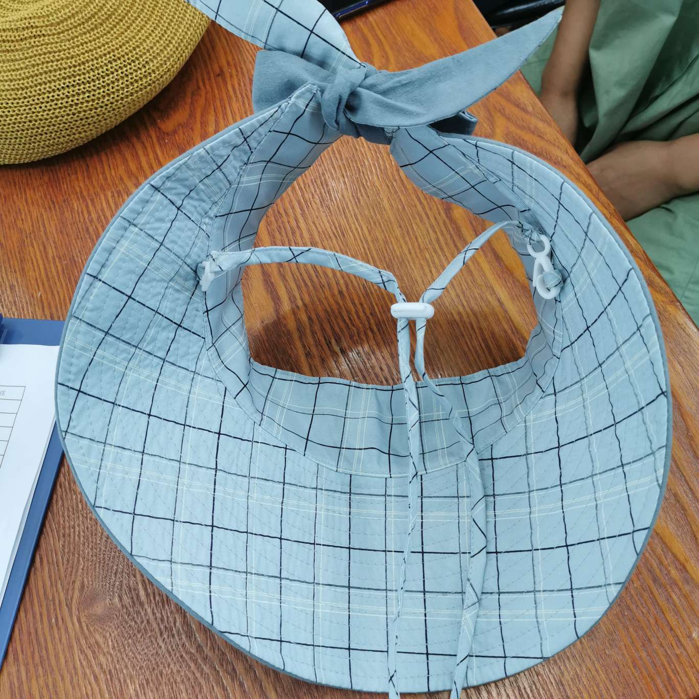 Empty Top Sunblock Head And Tail Adjustable Cap Can Be Folded Specification drawing