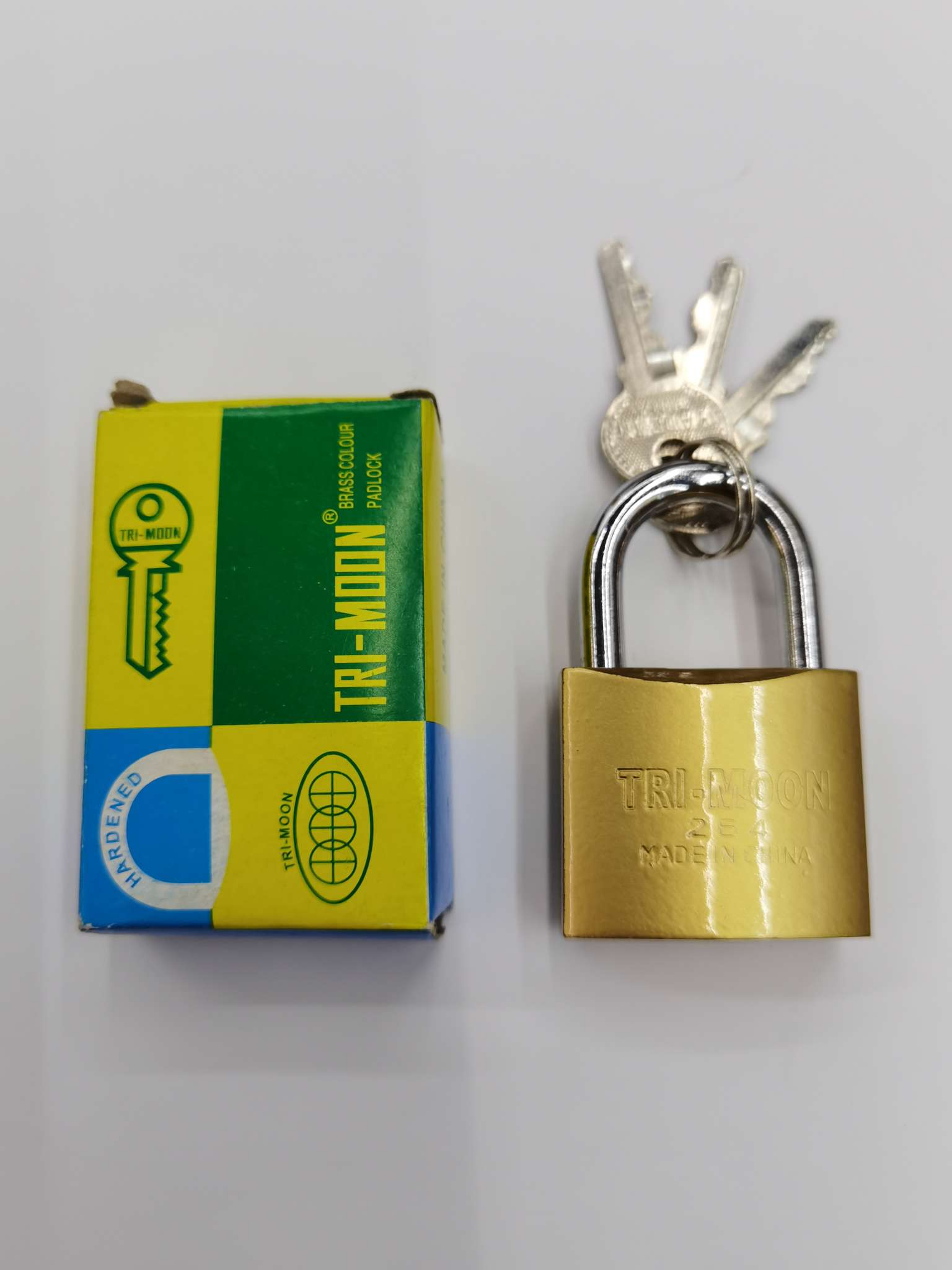 挂锁厂家批发三月牌 仿铜挂锁  32mm