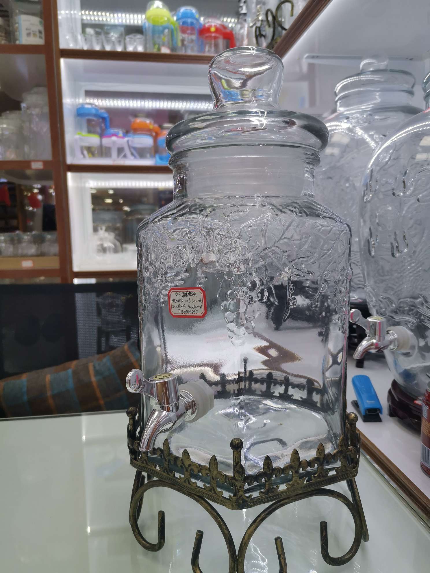 玻璃泡酒瓶带龙头自酿葡萄酒瓶酵素瓶储物罐酒坛玻璃泡酒桶